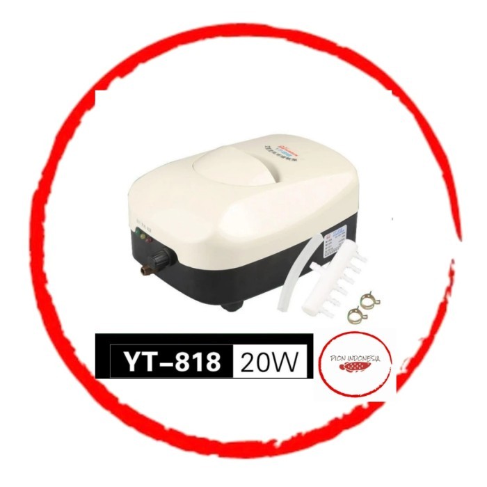 Sunsun Yt-818, Ac/Dc Air Pump, Aerator / Pompa Udara Ac Dc Yt818 Restock