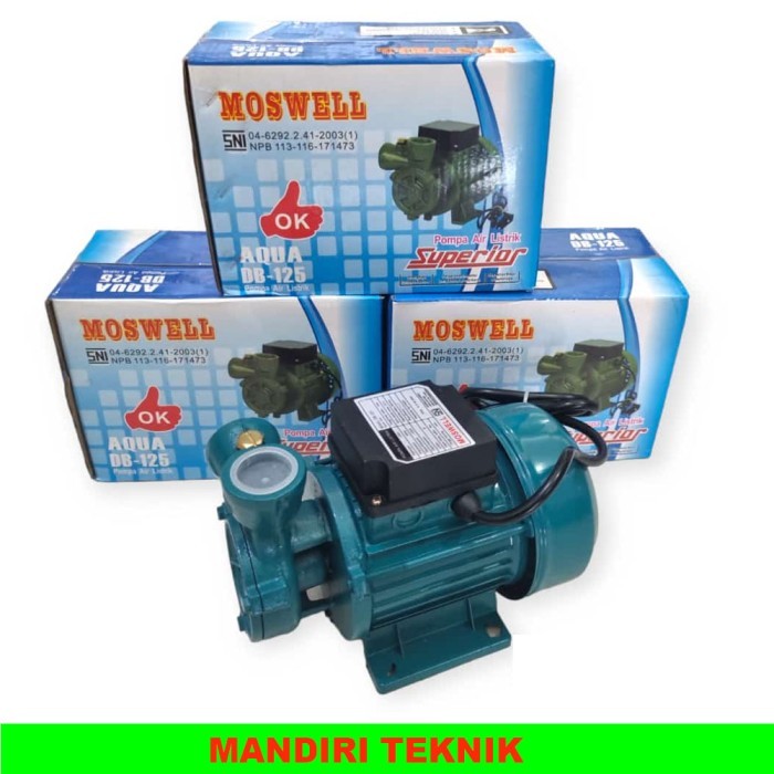 New Mesin Pompa Air Efos Db-125 Pendorong Wasser Sanyo Efos Db-125 Ready