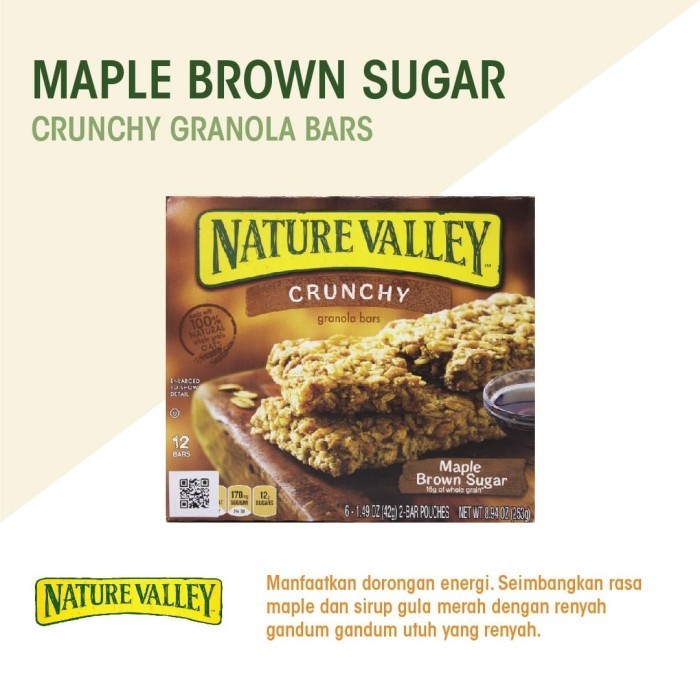 

Nature Valley Granola Bar Maple Brown Sugar 252Gr - 12 Bars