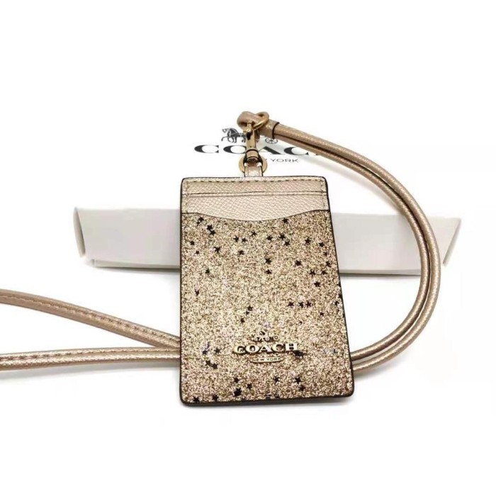 

Produk Baruu! COACH Lanyard/ Kartu Kerja/pemegang Kartu Id Warna emas