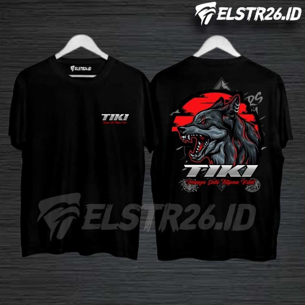 Promo T-Shirt Distro Kaos Tiki Satu Titipan Kilat Baju Kurir Paket Pakaian Expedisi