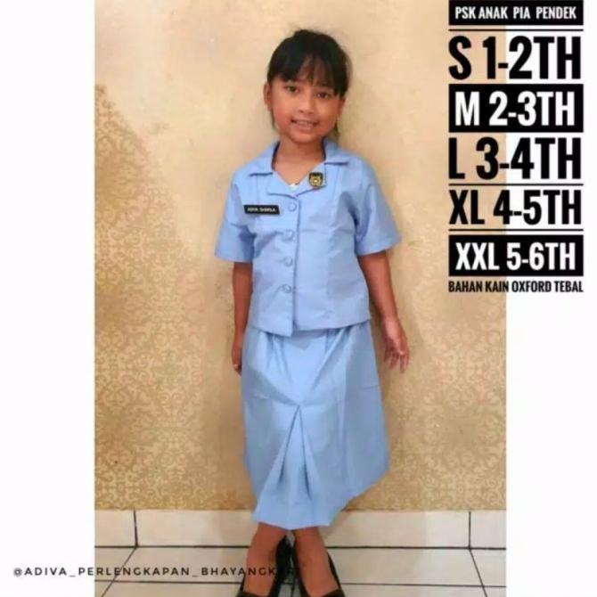 baju seragam anak karnaval pawai PSK ANAK PIA bhayangkari PNK