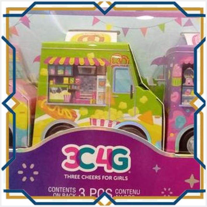 

[BAB] 3C4G FOOD TRUCK FESTIVAL STICKER SET 3PCS SET 4+ ORIGINAL