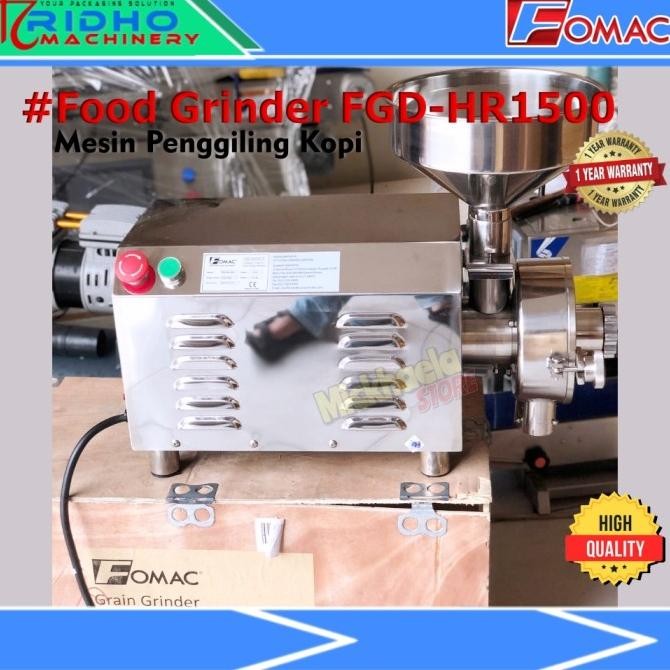 Fgd-Hr1500 Fomac Mesin Penggiling Kopi Coffee Grinder Shownery