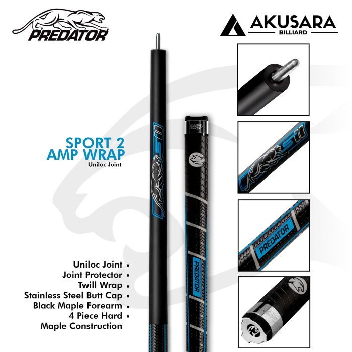 PREDATOR SPORT 2 WRAP BUTT ONLY STICK BILLIARD