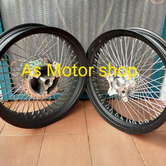 VELG SET JARI JARI SERIBU TAPAK LEBAR 300 450 X 17 TROMOL SET XSR155