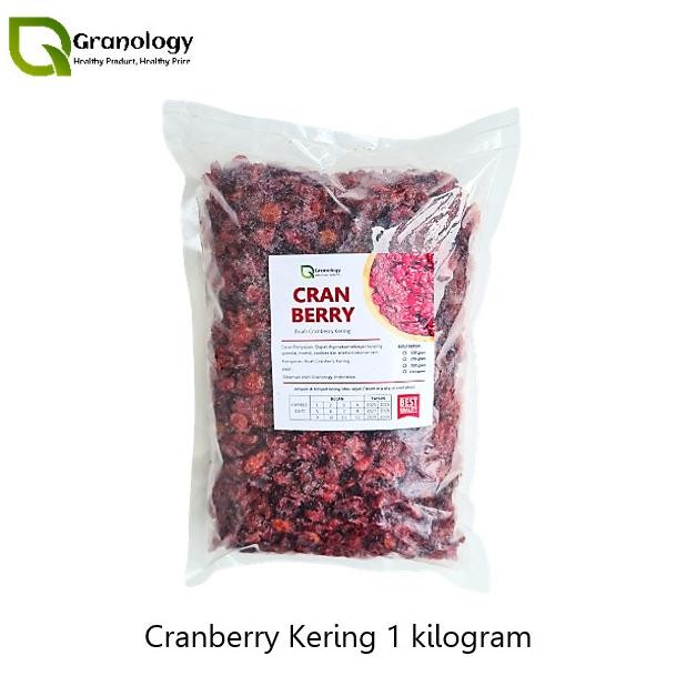

Cranberry Kering / Dried Cranberry (1 kilogram) by Granology