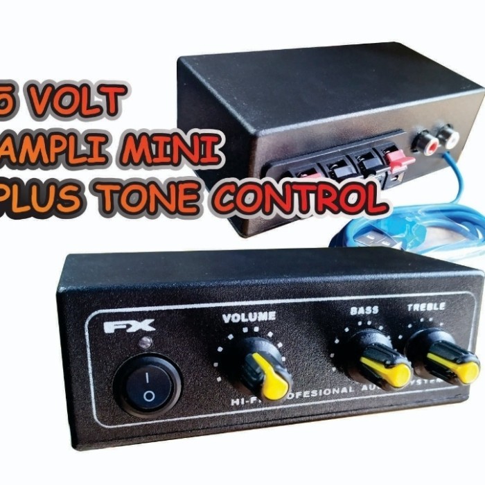 AMPLI MINI (volume,treble,bass)