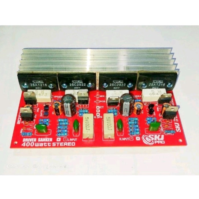 kit power 400waat stereo plus final sanken