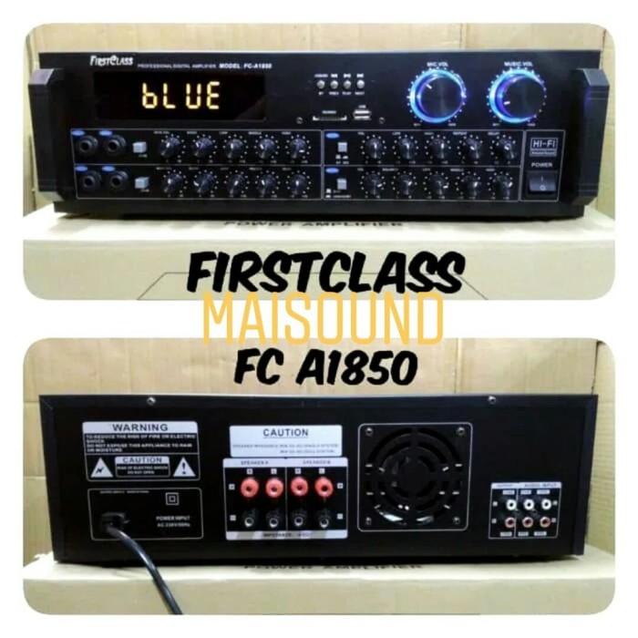 Power Amplifier Karaoke FIRSTCLASS FC A1850 fc-a1850