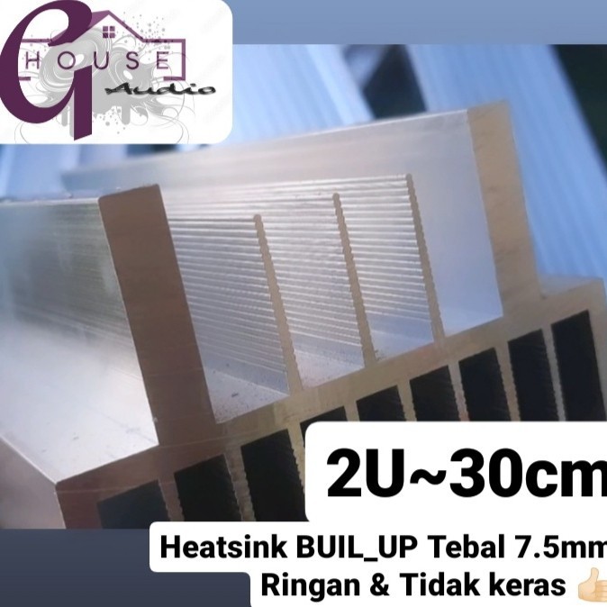 Heatsink pendingin 2u 30cm tebal 7.6mm