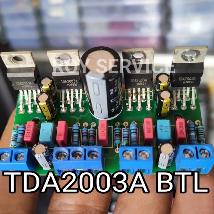 Kit power amplifier TDA2003 BTL baca deskripsi