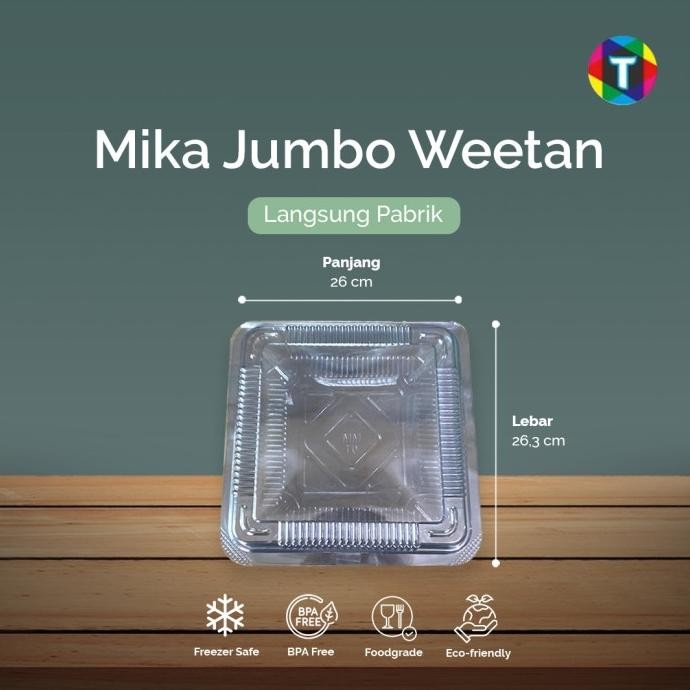 MIKA PLASTIK JUMBO WEETAN / MIKA KUE JUMBO / MIKA BOLU BESAR ECERAN 2010T