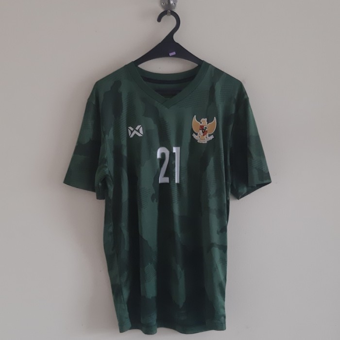 JERSEY TIMNAS INDONESIA ORIGINAL 2020 TEAM WORN WARRIX