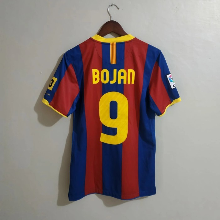 JERSEY ORIGINAL BARCELONA HOME 2010-11 S EXCELLENT #9 BOJAN