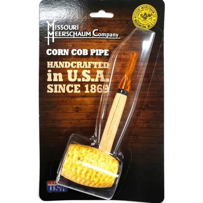 

Pony Express Corn Cob Pipe - Straight (1-pipe) Blister Pack