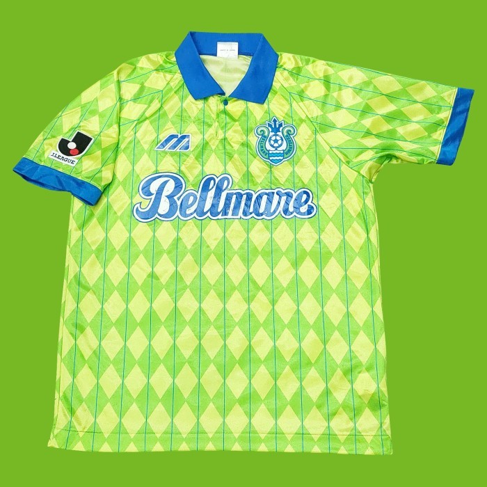ORIGINAL 1994 - 96 BELLMARE HIRATSUKA HOME JERSEY VINTAGE BLOKECORE