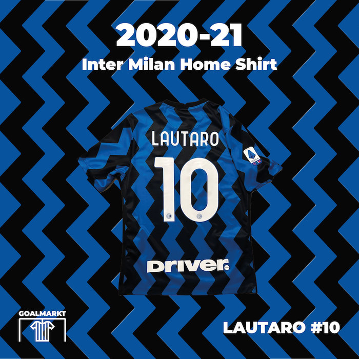 2020-21 INTER MILAN HOME SHIRT LAUTARO #10 M