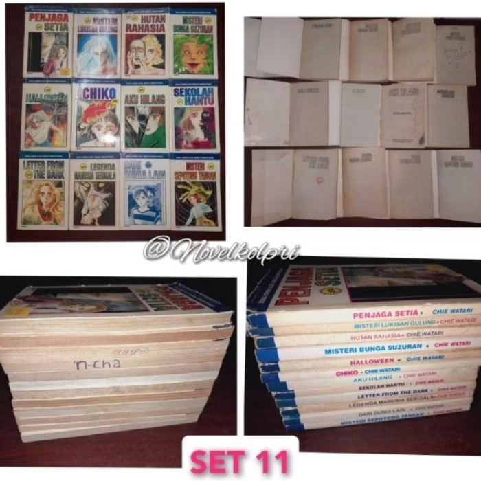 Paket Komik 12 Buku Serial Misteri Chie Watari