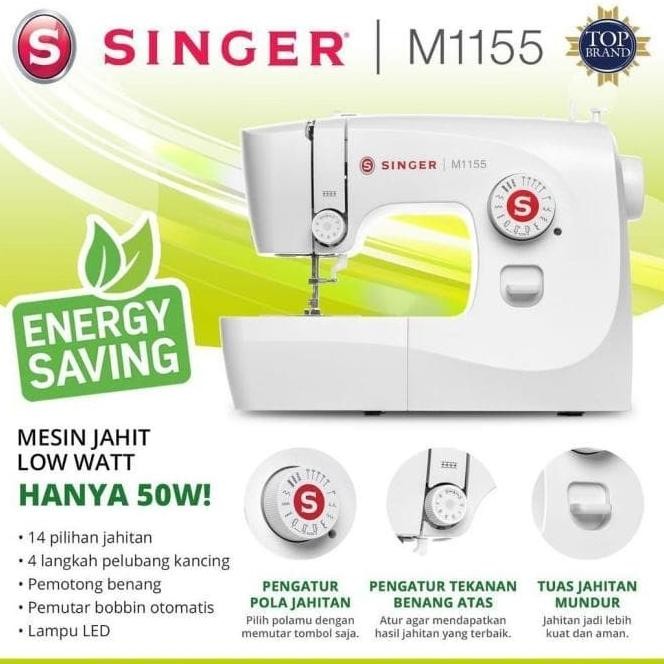 Jual Mesin Jahit Singer M1155 / M 1155 Mesin Singer Portable Multifungsi