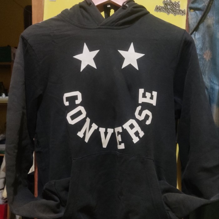 HOODIE CONVERSE SMILE 100% ORIGINAL