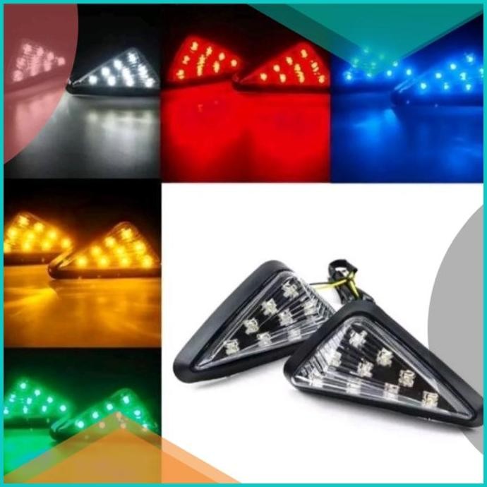 Lampu Sen Sein Tempel Fearing KY 005 Segitiga Ninja RR Ninja 250 Cbr