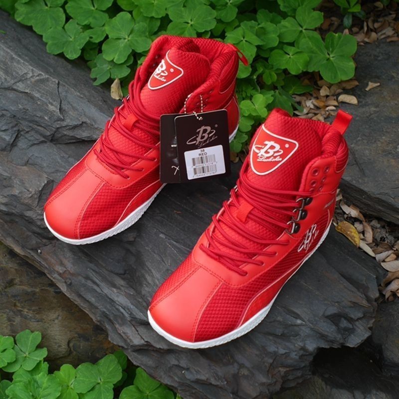 Produk Baru Sepatu Latihan Komprehensif Sepatu Tinju Dalam Ruangan Sanda Sports Sepatu Tinju Fitness