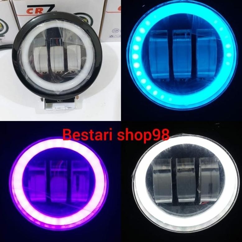 Sale Lampu Tembak Daymaker 3 Mata Bulat Cr7 Lampu Daymaker Universal Buat Semua Motor Diskon