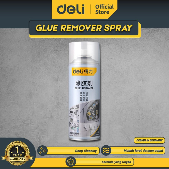 Deli Glue Remover Spray/ Semprotan Pembersih Lem/Stiker 450ml DL492450