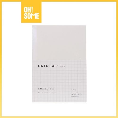 

OHSOME NOTEFOR A5 A6 Buku Catatan Seri Dasar 80 Halaman