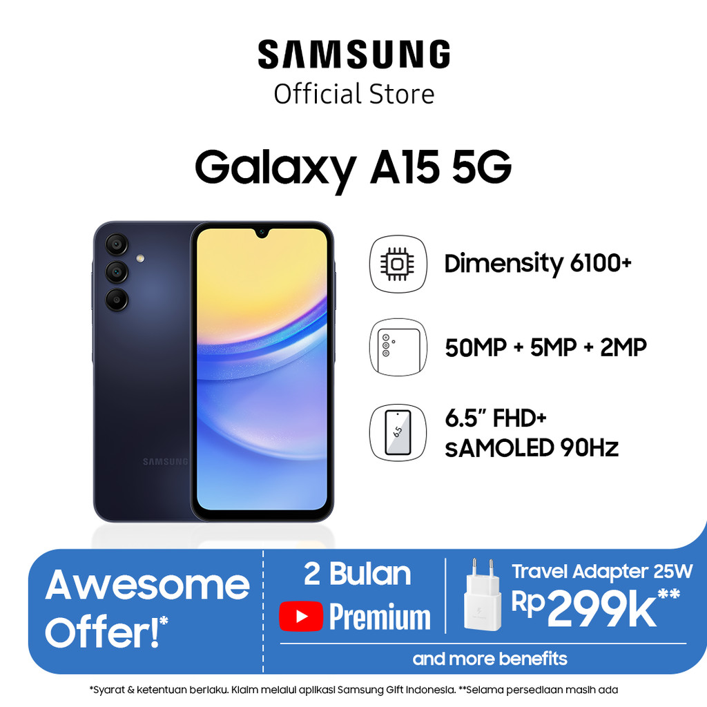 Samsung Galaxy A15 5G 8/256GB - Blue Black