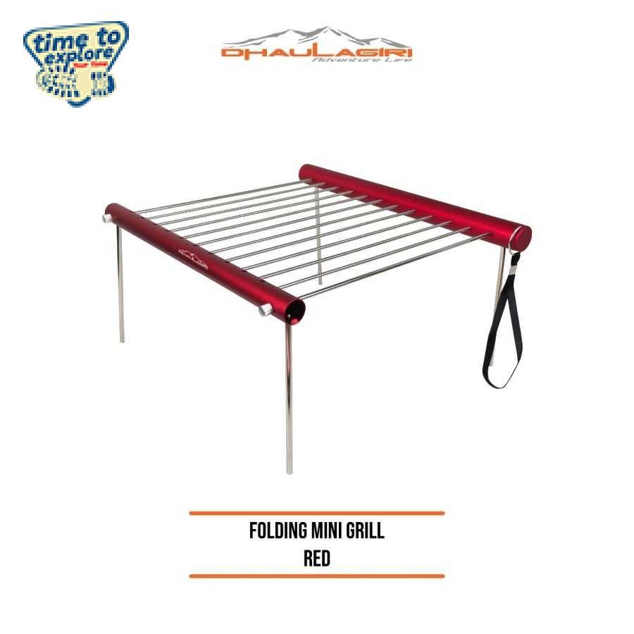 Dhaulagiri Folding Mini Barbeque Grill Alat Panggang Camping Outdoor