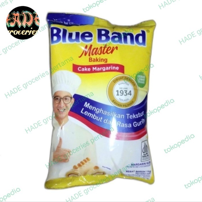 

Bya - Blue Band Master 1Kg Baking Cake Margarine Kemasan Isi Ulang