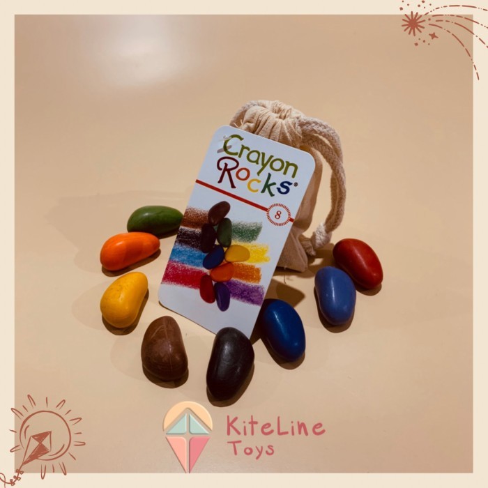 

Crayon Rocks 8 Colours in Muslin Bag Alat Seni Lukis Menggambar Anak