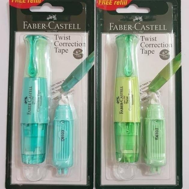 

Faber Castell Twist Correction Tape Tipex Roll Pita Koreksi Putar