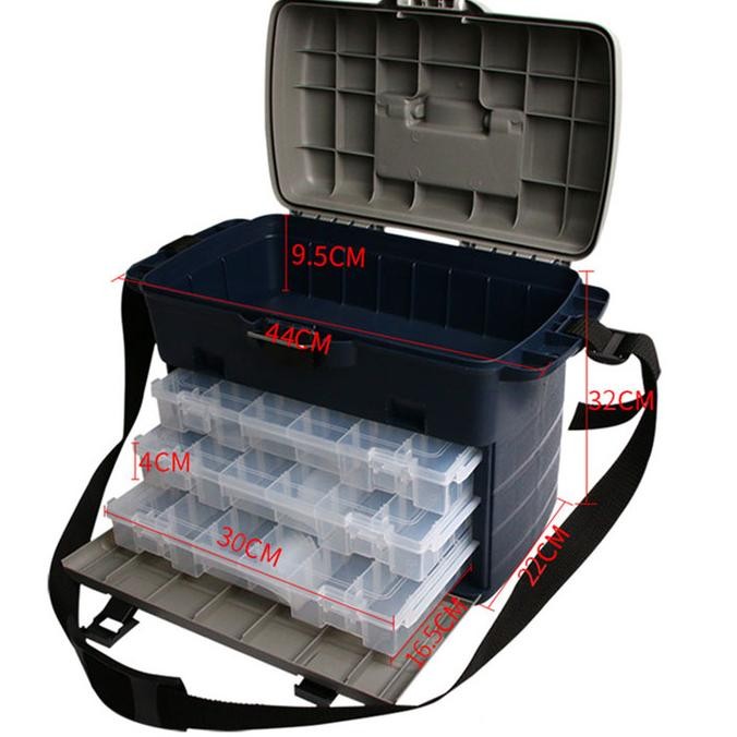 Tackle Box/ Box Tamiya/ Box Pancing - 3 Kompartemen