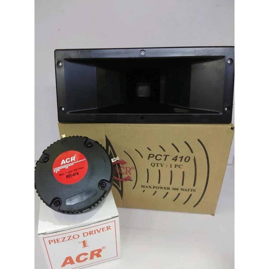 TWEETER HORN ACR PCT 410 / TWEETER WALET (300W) / TWEETER CORONG PIEZO ORIGINAL DAN TERPERCAYA
