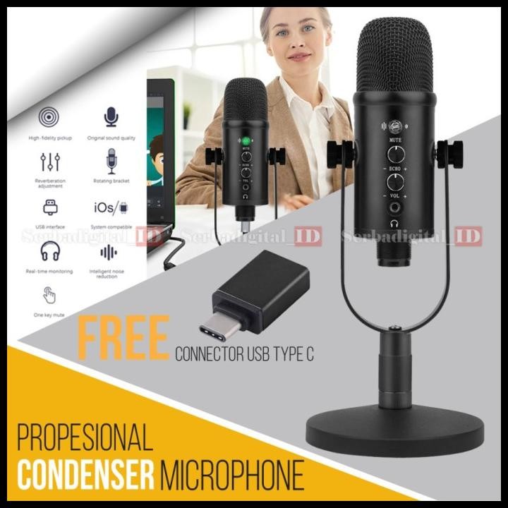 Costa Cm-U100 Microphone Usb Professional Condenser Podcast,Vocal