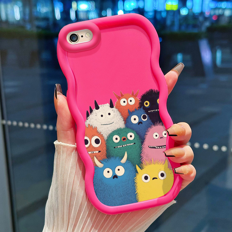 Casing Hp Untuk iPhone 6 Plus 6s Plus 7 Plus 8 Plus SE 2020 Case Casing Multi Warna mewah Monster So