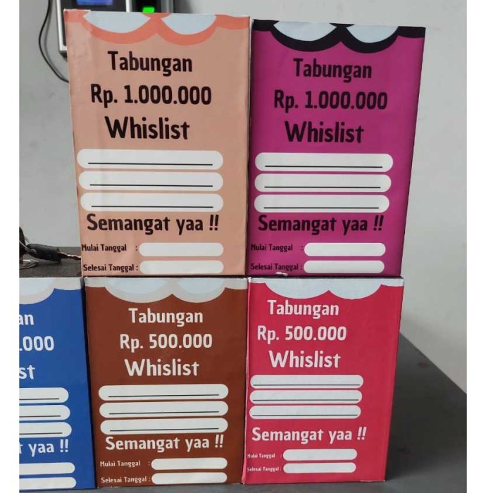 Celengan Target Buka Tutup Kunci Jumbo Gembok dewasa Aesthetic
