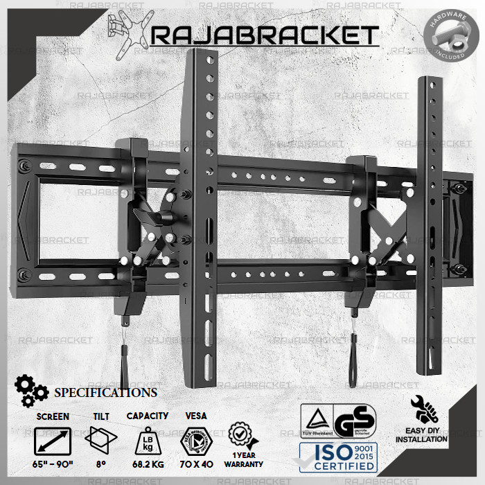 Cuci Gudang Bracket Braket Tv 65 70 75 80 - 90 Inch, Premium Durable For Large Tv