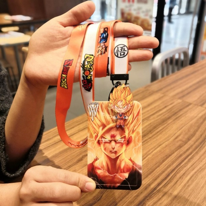 

Sale Anime Dragon Ball Card Cases Card Lanyard Key Lanyard Cosplay Badge Id