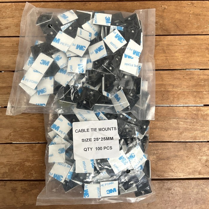 

Sale Mount Tie (Cable Ties Mount) 25 X 25 Mm