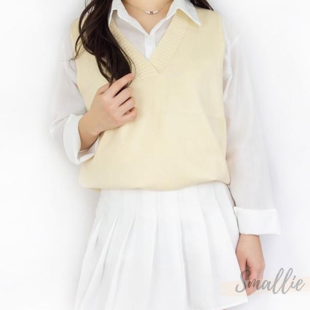 Vest Wanita Rajut Knit Halus Tebal Bagus