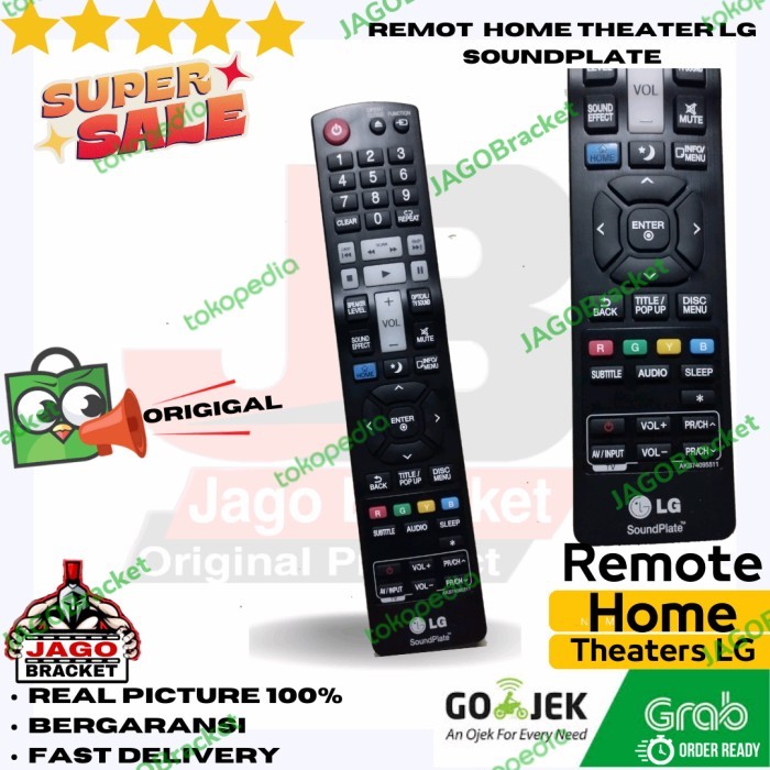 Promo Remote Home Theater Lg/Dvd/Home Theater Lg Akb