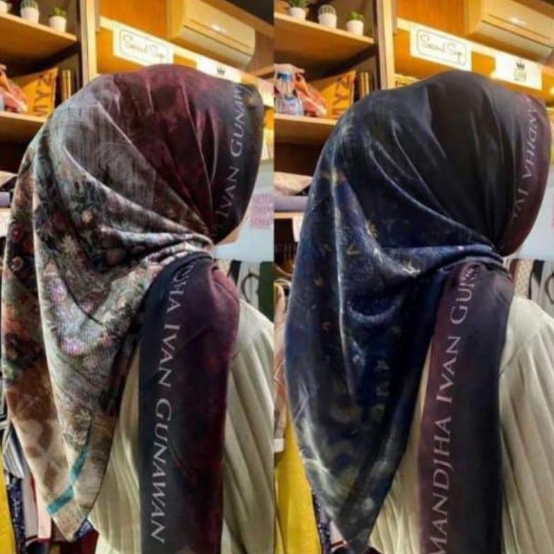 Sale Ivan Gunawan Hijab Segiempat Voal Termurah Mandjha Kw 1212