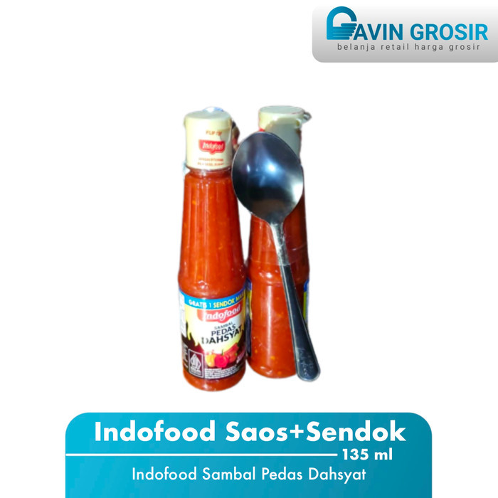 

Indofood Sambal Pedas 135 ml Gratis 1 Sendok