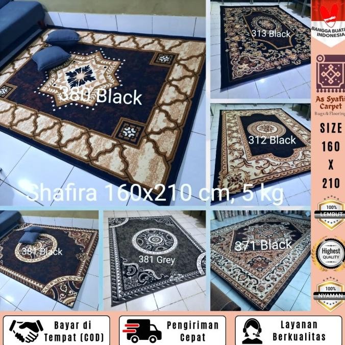 KARPET LANTAI PERMADANI KLASIK SHAFIRA 160210 KARPET RUANG TAMU