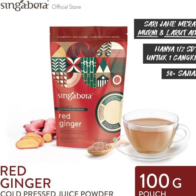

Singabera Cold Pressed Red Ginger Powder 100G-Serbuk Jahe Merah