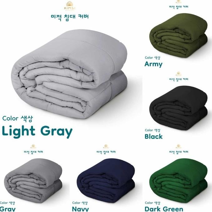 Selimut Bedcover Only Katun Motif Polos Aesthetic